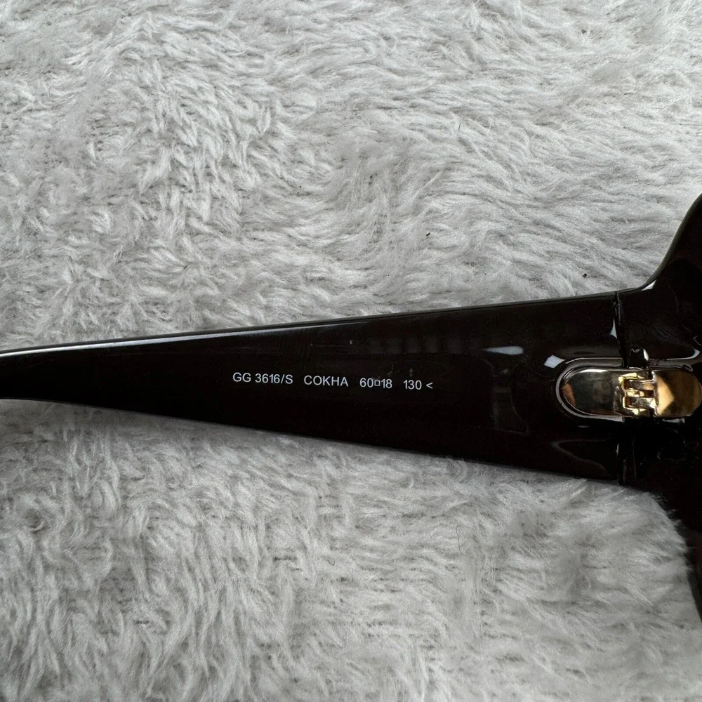 Gucci GG 3616/S CHOKHA Sunglasses Womens‎ 60-18-130 Black Preowned Case Included